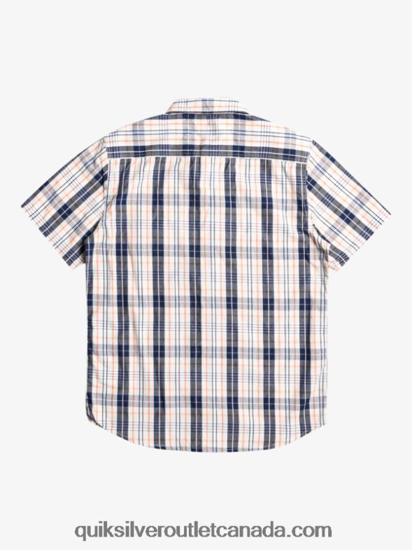 CA Quiksilver Men New Swinton Short Sleeve Shirt birch swinton TX4R2914