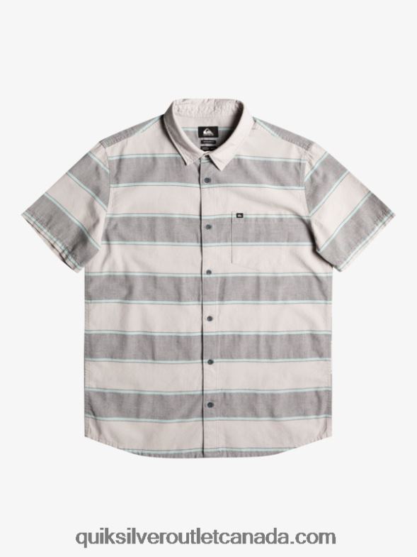 CA Quiksilver Men Prime Time Short Sleeve Shirt grey violet prime time TX4R21620