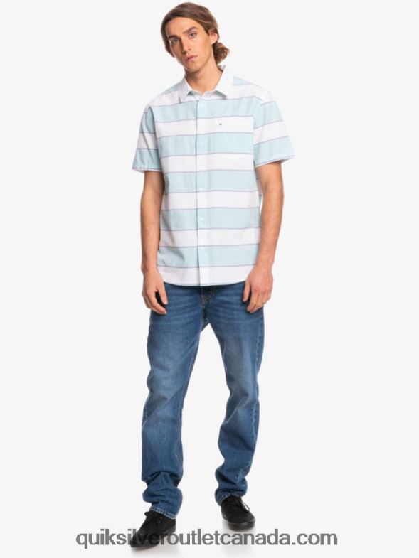 CA Quiksilver Men Prime Time Short Sleeve Shirt white prime time TX4R21621