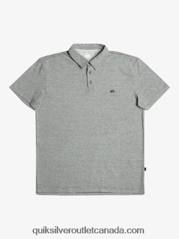 CA Quiksilver Men Sunset Cruise Short Sleeve Polo Shirt black TX4R2476