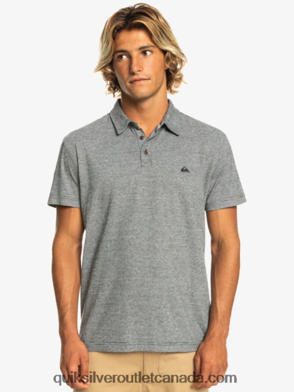 CA Quiksilver Men Sunset Cruise Short Sleeve Polo Shirt black TX4R2476