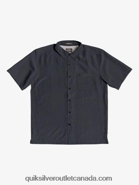 CA Quiksilver Men Waterman Centinela Premium Anti-Wrinkle Shirt black centinella TX4R21303