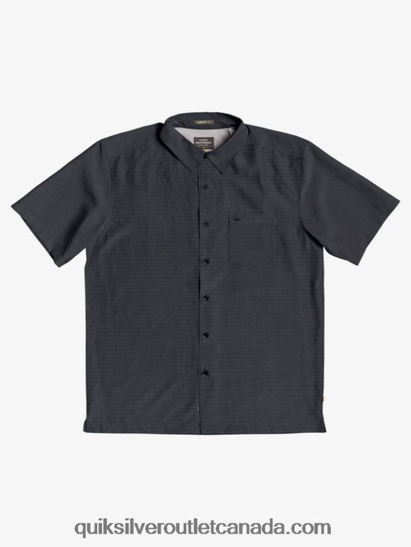 CA Quiksilver Men Waterman Centinela Premium Anti-Wrinkle Shirt black centinella TX4R21303