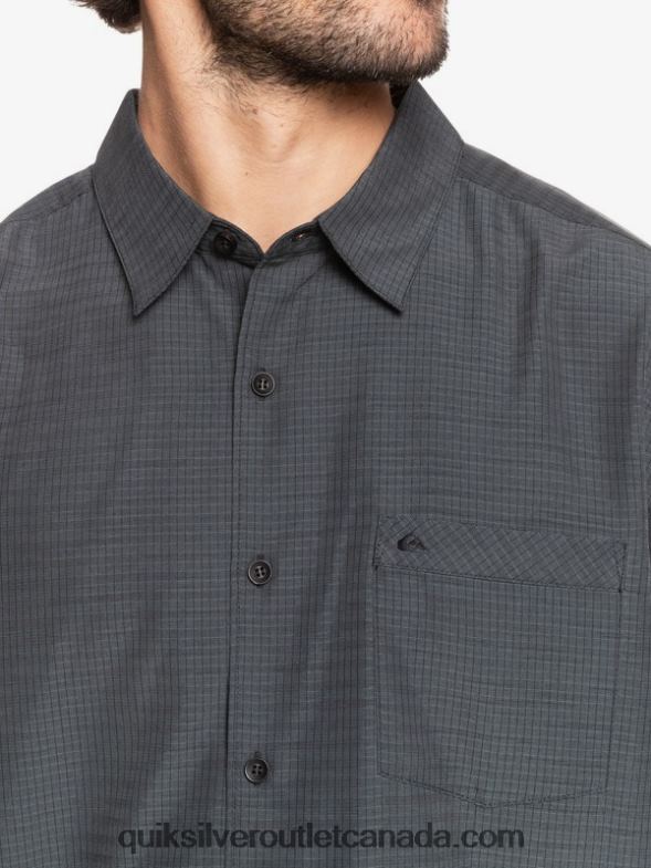 CA Quiksilver Men Waterman Centinela Premium Anti-Wrinkle Shirt black centinella TX4R21303