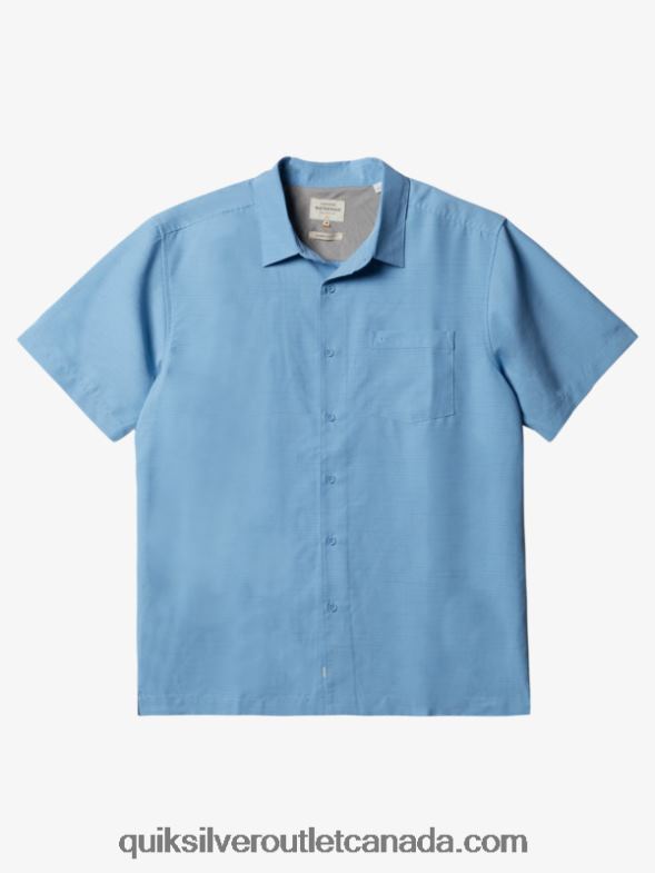CA Quiksilver Men Waterman Centinela Premium Anti-Wrinkle Shirt dusk blue centinella TX4R21305