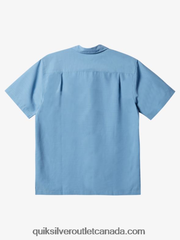 CA Quiksilver Men Waterman Centinela Premium Anti-Wrinkle Shirt dusk blue centinella TX4R21305