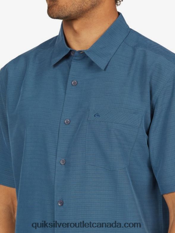 CA Quiksilver Men Waterman Centinela Premium Anti-Wrinkle Shirt midnight navy centinella TX4R21304