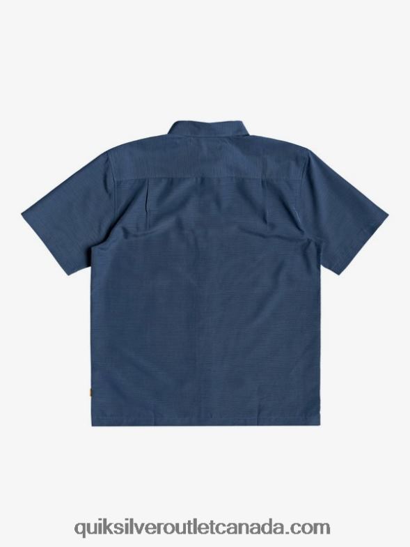 CA Quiksilver Men Waterman Centinela Premium Anti-Wrinkle Shirt midnight navy centinella TX4R21304