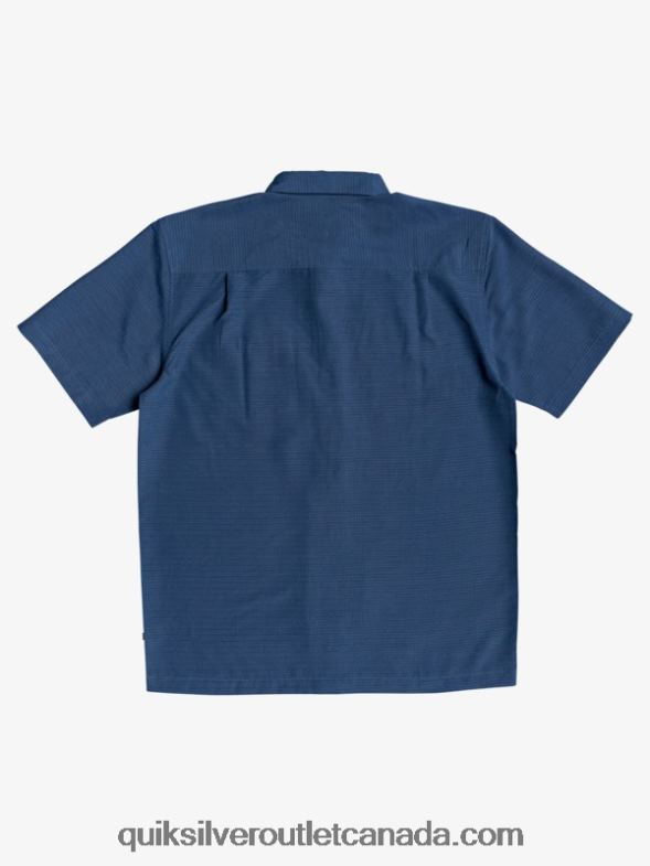 CA Quiksilver Men Waterman Centinela Premium Anti-Wrinkle Shirt midnight navy centinella TX4R21304