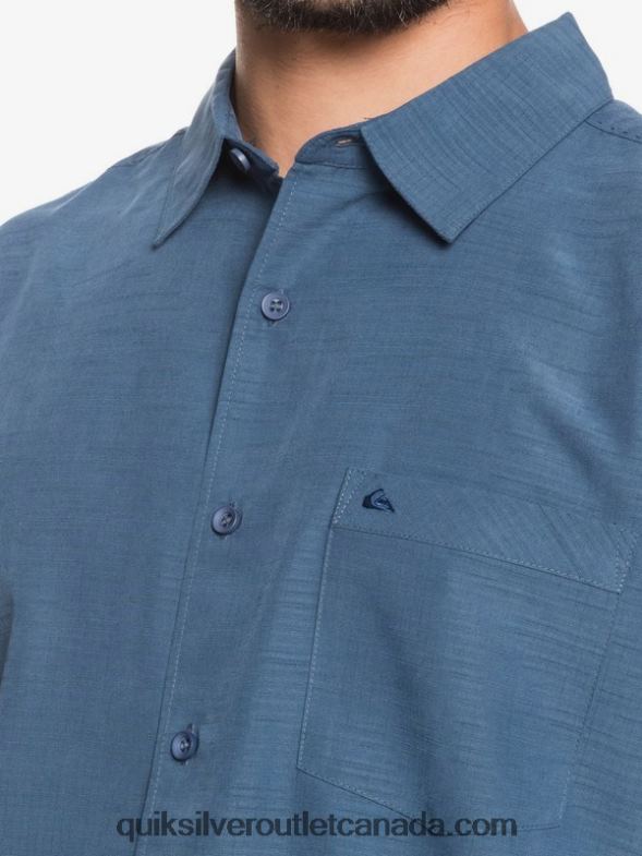 CA Quiksilver Men Waterman Centinela Premium Anti-Wrinkle Shirt midnight navy centinella TX4R21304