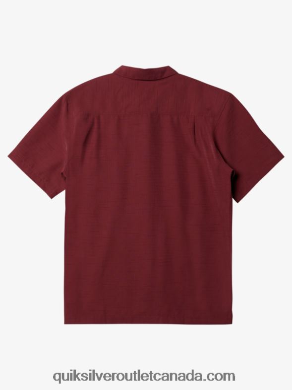 CA Quiksilver Men Waterman Centinela Premium Anti-Wrinkle Shirt rosewood centinella TX4R21306