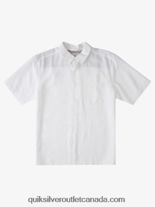 CA Quiksilver Men Waterman Centinela Premium Anti-Wrinkle Shirt white centinella TX4R21300