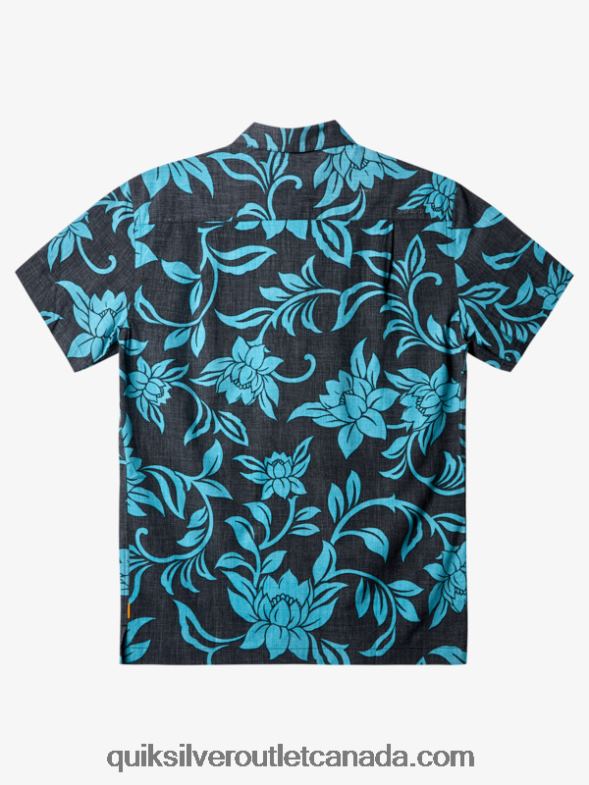 CA Quiksilver Men Waterman Every Weekend Short Sleeve Shirt black every weekend w TX4R2287