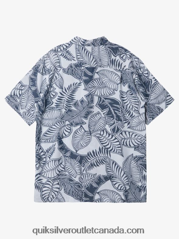 CA Quiksilver Men Waterman Siesta Short Sleeve Shirt major blue TX4R21364