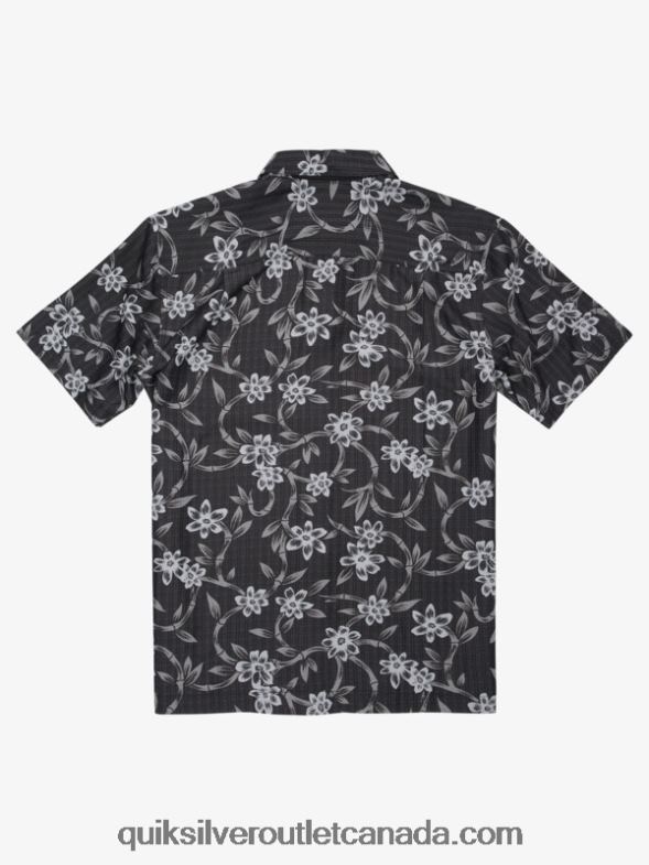 CA Quiksilver Men Waterman Twisted Flow Short Sleeve Shirt black twisted flow TX4R21352