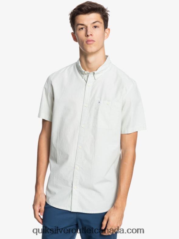 CA Quiksilver Men Winfall Short Sleeve Shirt desert sage TX4R2383