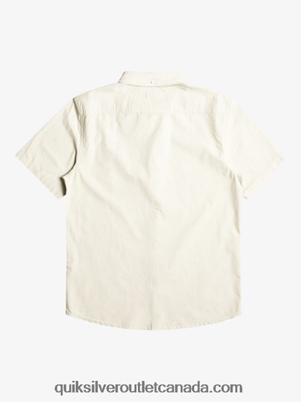 CA Quiksilver Men Winfall Short Sleeve Shirt plaza taupe TX4R2381