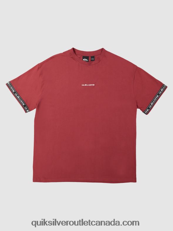 CA Quiksilver x Stab Men 90s T-Shirt ruby wine TX4R21864