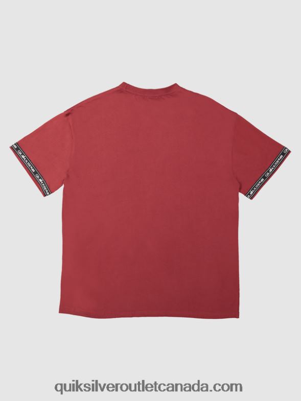 CA Quiksilver x Stab Men 90s T-Shirt ruby wine TX4R21864