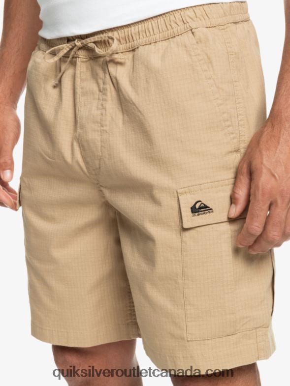 CA Quiksilver Men Cargo Taxer Elastic Waist 19 Shorts plage TX4R21009