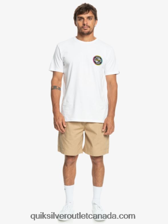 CA Quiksilver Men Cargo Taxer Elastic Waist 19 Shorts plage TX4R21009