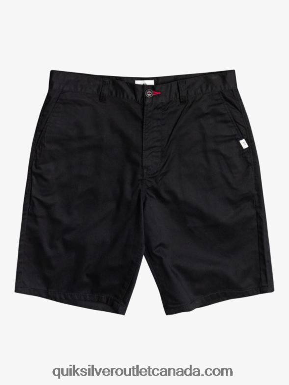 CA Quiksilver Men Crest Chino 21 Shorts black TX4R21274