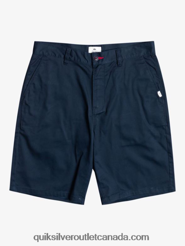 CA Quiksilver Men Crest Chino 21 Shorts navy blazer TX4R21277