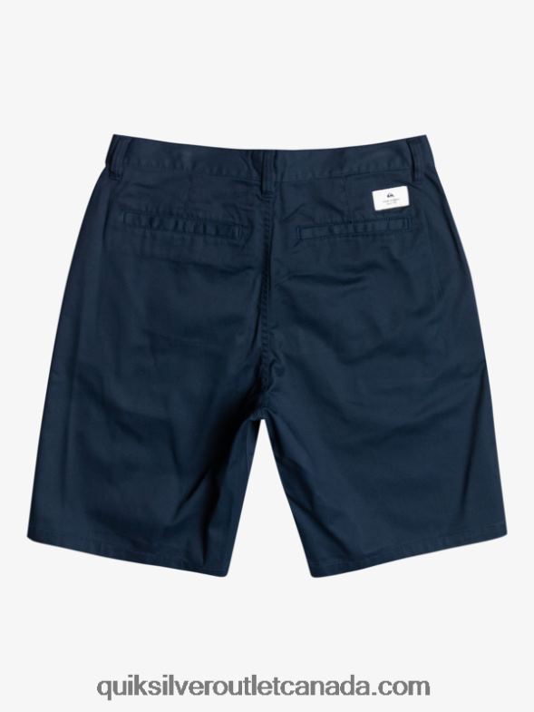 CA Quiksilver Men Crest Chino 21 Shorts navy blazer TX4R21277