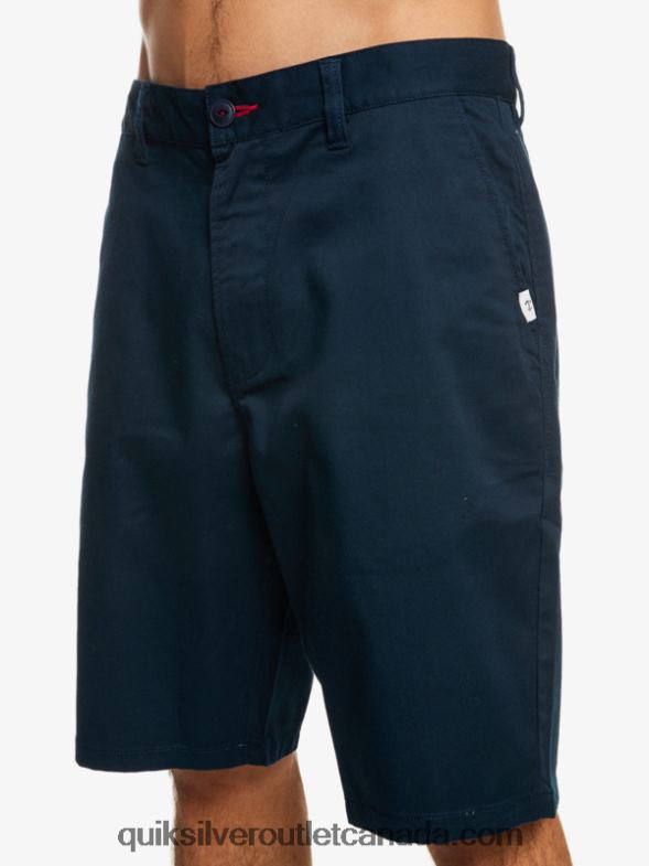 CA Quiksilver Men Crest Chino 21 Shorts navy blazer TX4R21277