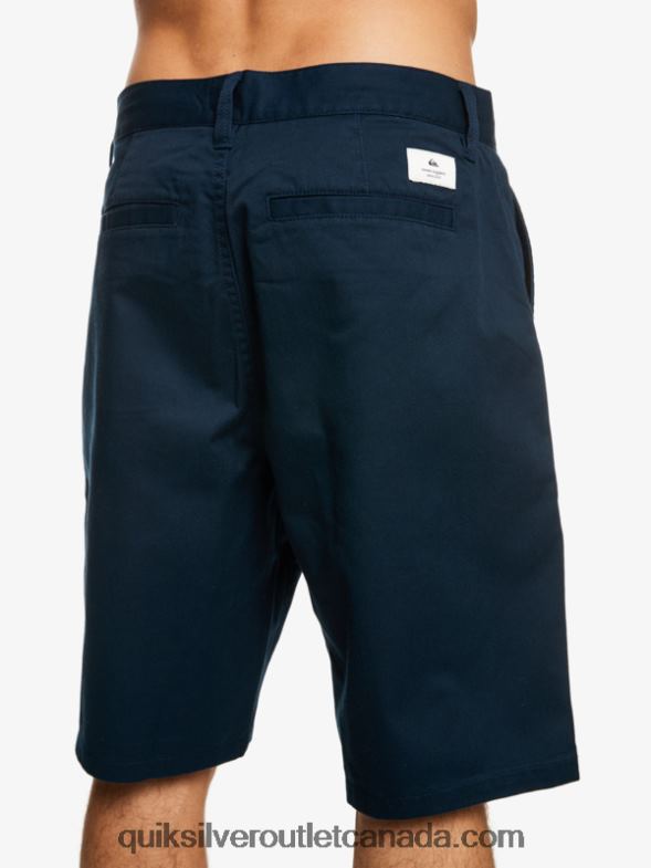 CA Quiksilver Men Crest Chino 21 Shorts navy blazer TX4R21277
