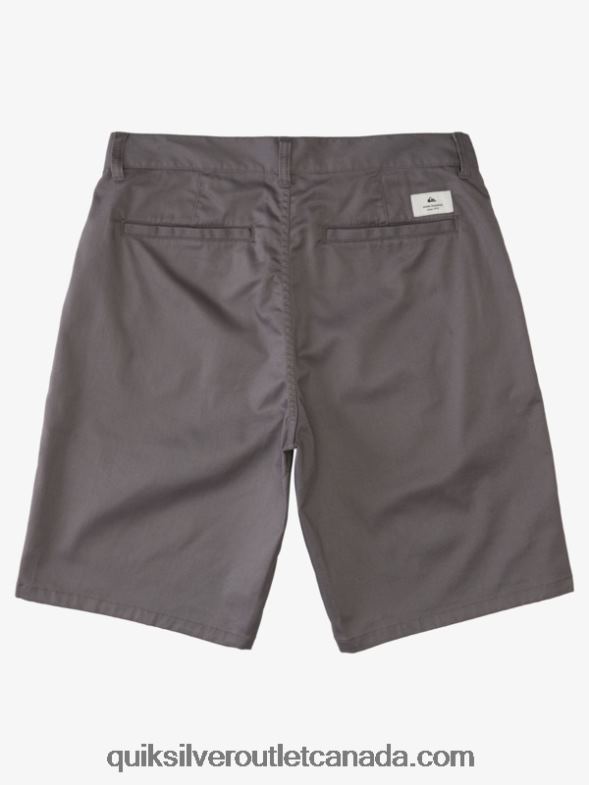CA Quiksilver Men Crest Chino 21 Shorts quiet shade TX4R21276
