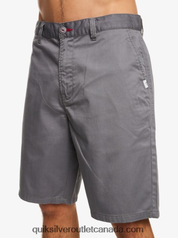 CA Quiksilver Men Crest Chino 21 Shorts quiet shade TX4R21276