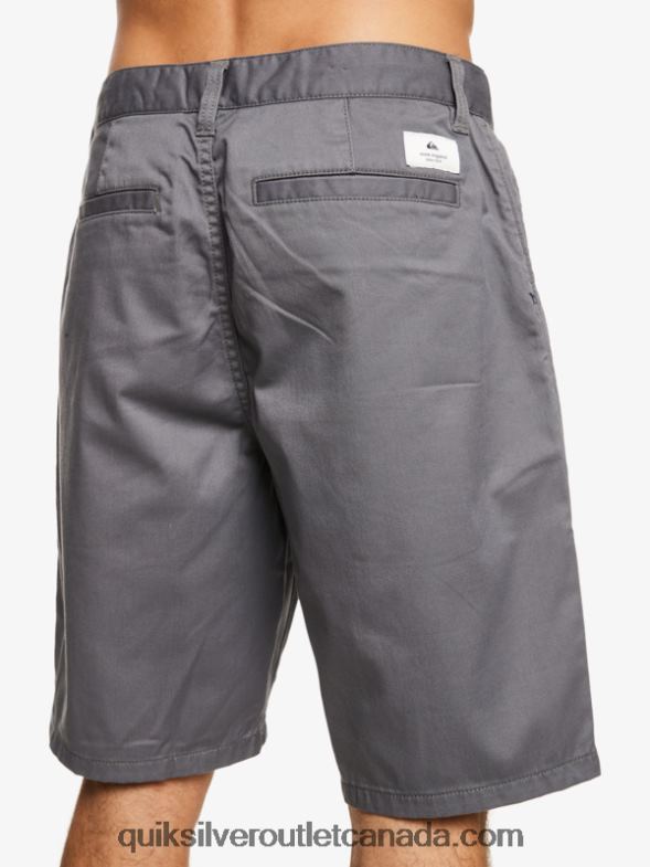 CA Quiksilver Men Crest Chino 21 Shorts quiet shade TX4R21276