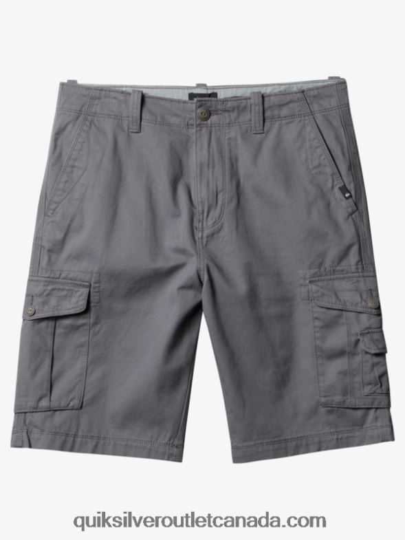 CA Quiksilver Men Crucial Battle 21 Cargo Shorts quiet shade TX4R21525