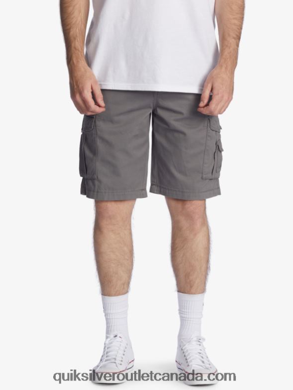 CA Quiksilver Men Crucial Battle 21 Cargo Shorts quiet shade TX4R21525
