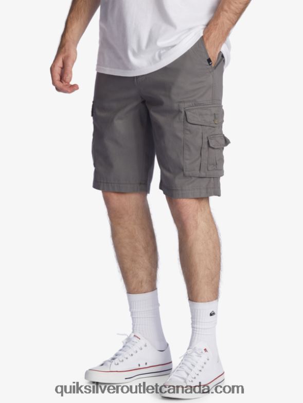 CA Quiksilver Men Crucial Battle 21 Cargo Shorts quiet shade TX4R21525