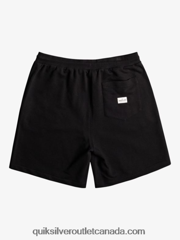 CA Quiksilver Men Essentials 19 Organic Sweatshorts black TX4R21660