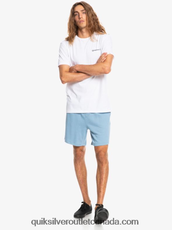 CA Quiksilver Men Essentials 19 Organic Sweatshorts faded denim TX4R21661