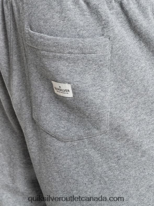 CA Quiksilver Men Essentials 19 Organic Sweatshorts light grey heather TX4R21659
