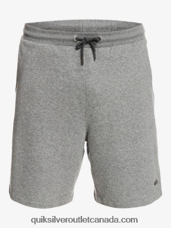 CA Quiksilver Men Essentials 19 Organic Sweatshorts light grey heather TX4R21659