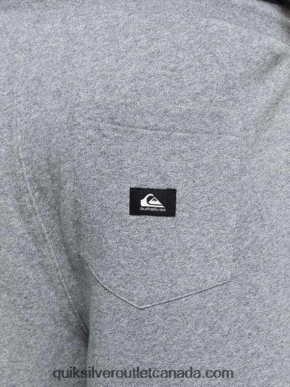CA Quiksilver Men Essentials 19 Organic Sweatshorts light grey heather TX4R21659