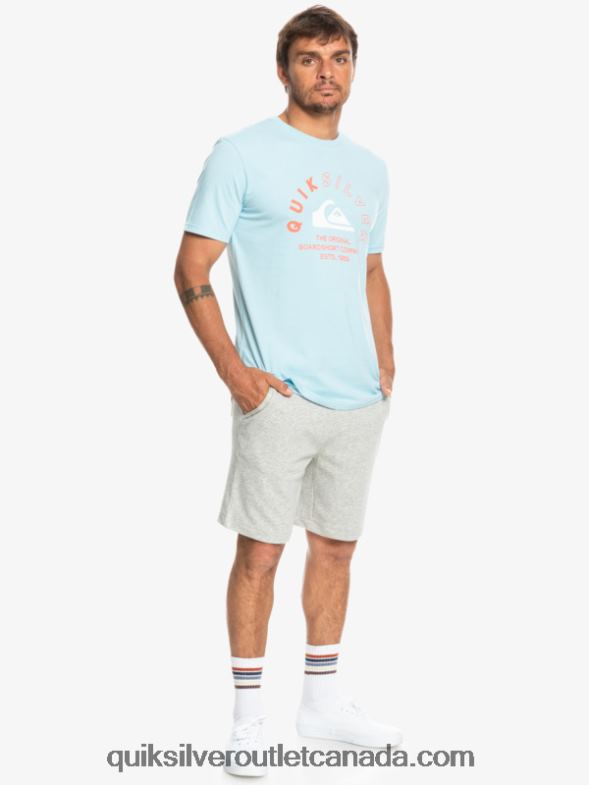 CA Quiksilver Men Essentials Sweat Shorts light grey heather TX4R21272