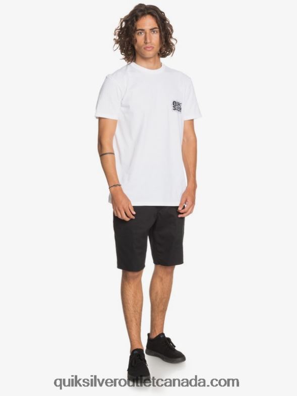 CA Quiksilver Men Everyday Union Stretch 20 Chino Pocket Shorts black TX4R21314