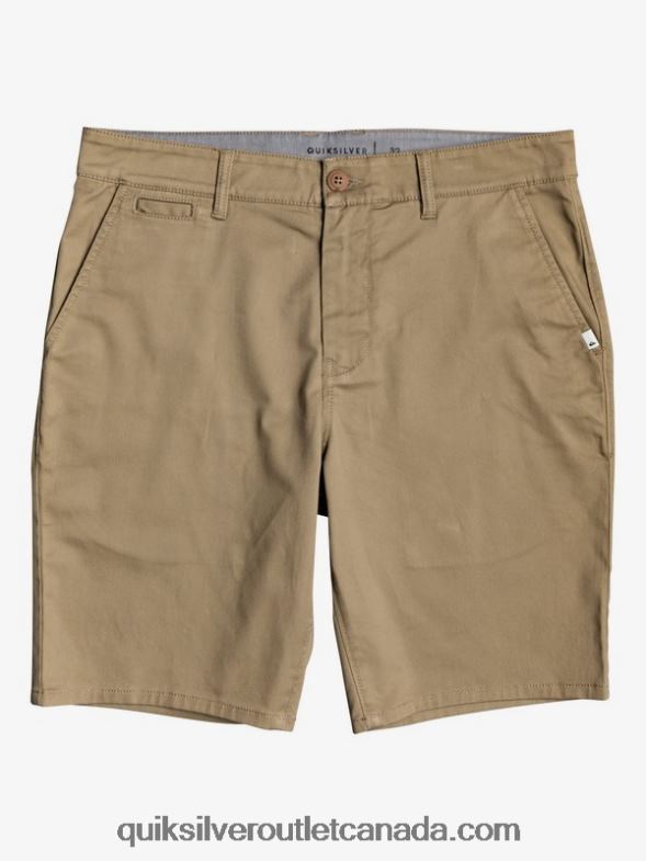 CA Quiksilver Men Everyday Union Stretch 20 Chino Pocket Shorts elmwood TX4R21315