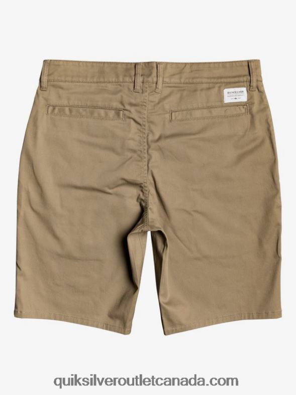 CA Quiksilver Men Everyday Union Stretch 20 Chino Pocket Shorts elmwood TX4R21315