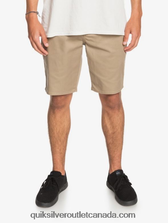 CA Quiksilver Men Everyday Union Stretch 20 Chino Pocket Shorts elmwood TX4R21315