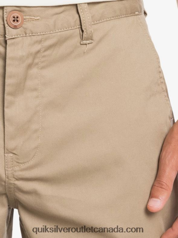 CA Quiksilver Men Everyday Union Stretch 20 Chino Pocket Shorts elmwood TX4R21315