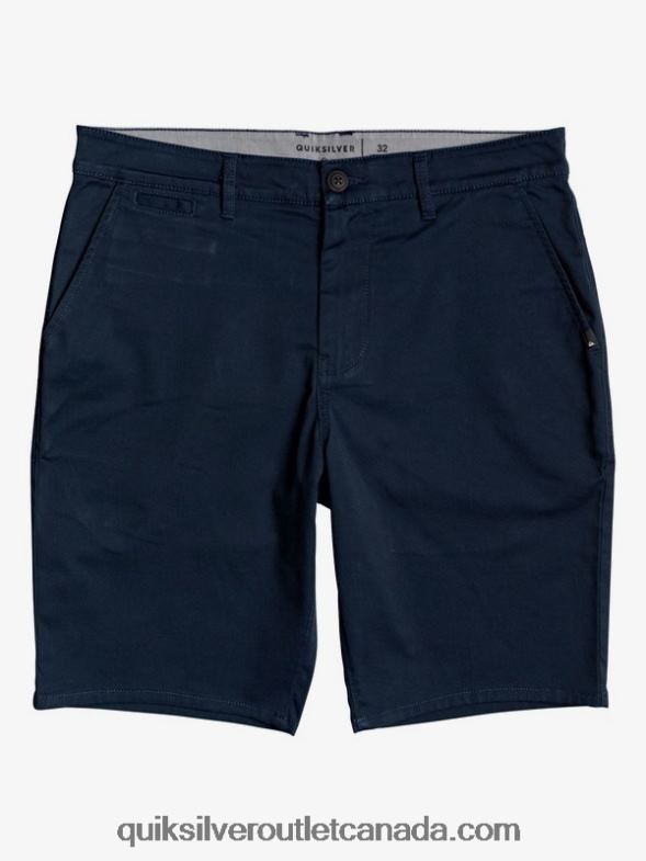 CA Quiksilver Men Everyday Union Stretch 20 Chino Pocket Shorts navy blazer TX4R21316