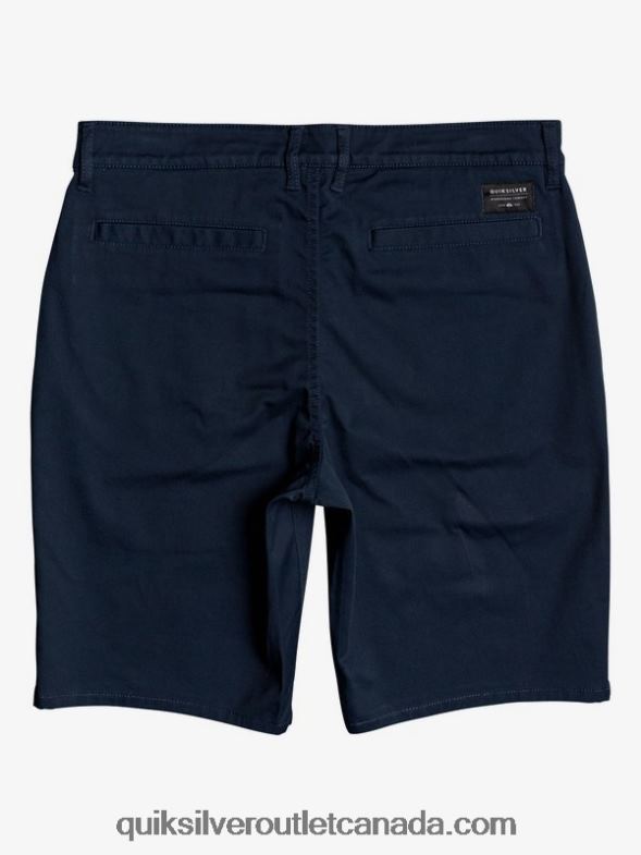 CA Quiksilver Men Everyday Union Stretch 20 Chino Pocket Shorts navy blazer TX4R21316