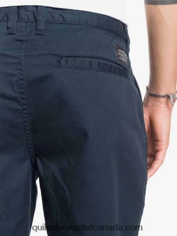CA Quiksilver Men Everyday Union Stretch 20 Chino Pocket Shorts navy blazer TX4R21316